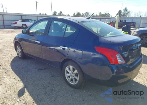 2012 Nissan Versa 1.6 Sl z USA, uszkodzony, nr VIN 3N1CN7AP3CL826886